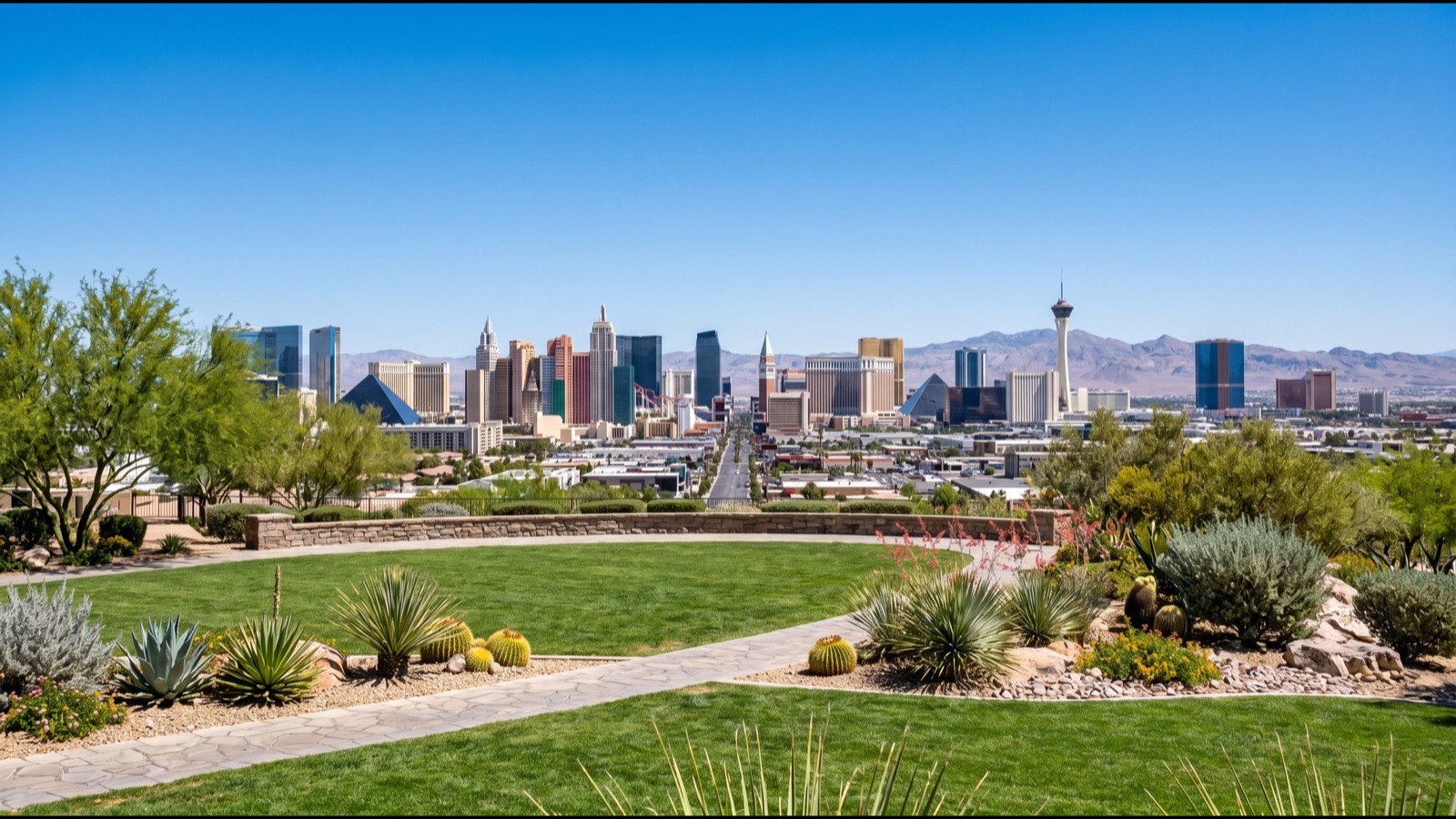 Las Vegas Strip skyline — entertainment and pro sports rival big-city amenities 2026